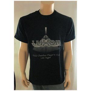 Luxor Gold Chambers Players Club Black Casino T S… - image 1